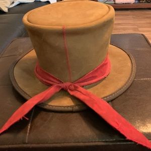 VE Adventures Leather Top Hat
